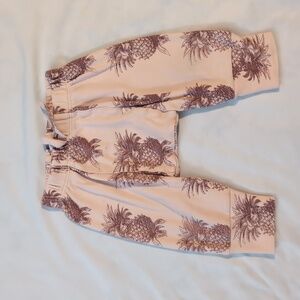 Kate quinn classic panda pant in pink pineapple, 6-12 months